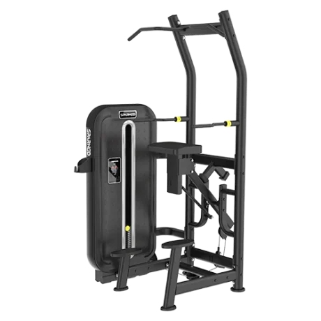 Sparnod Fitness SOL-008 Dip & Chin Assist Machine – Assisted Pull Up and Dip Training Station