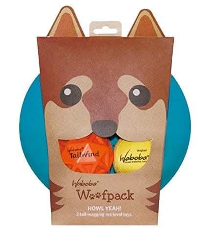 Waboba Woofgames/WoofPack for Dogs - Set of 3 Dog Toys